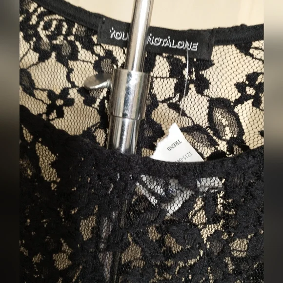 Black Lace Women’s Top - Picture 3 of 8